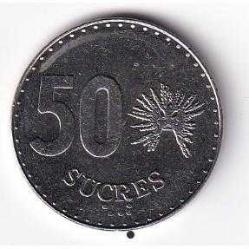 Ekvador 50 sucre, 1991
