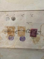 II.Abdulhamit dönemi tuğralı soğuk mühürlü şeri hüccet