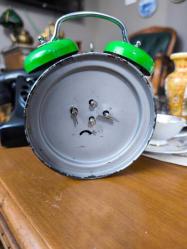 Batı Alman Antika Kurmalı Masa Saati