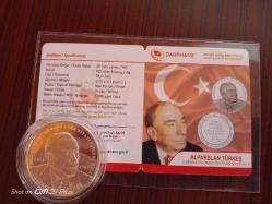 ALPARSLAN TÜRKEŞ GÜMÜŞ HATIRA PARASI