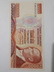7.EMİSYON 20.000 TÜRK LİRASI SERİ E28 - ÇİL