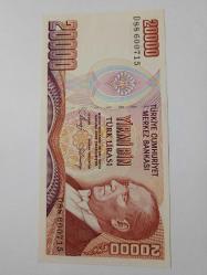 7.EMİSYON 20.000 TÜRK LİRASI SERİ D88 - ÇİL (HAFİF BOMBE MEVCUT)