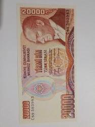 7.EMİSYON 20.000 TÜRK LİRASI SERİ C89 - ÇİL