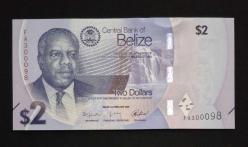Belize 2 DOLAR 2025 ÇİL KAĞIT PARA