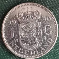 HOLLANDA  1980   1  GULDEN