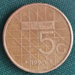 HOLLANDA  1990    5  GULDEN