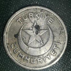 TÜRKİYE  1939   5  KURUŞ  HALİYLE