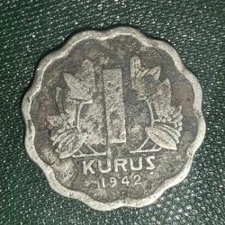 TÜRKİYE  1942    1  KURUŞ