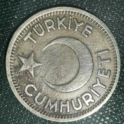 TÜRKİYE  1944   25  KURUŞ