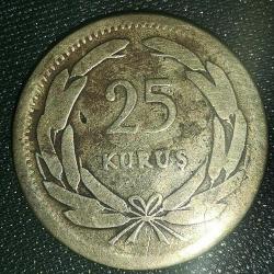TÜRKİYE  1949    25  KURUŞ