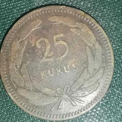 TÜRKİYE  1948    25  KURUŞ