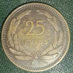 TÜRKİYE  1948    25  KURUŞ