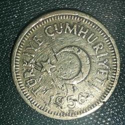 TÜRKİYE  1956    10  KURUŞ