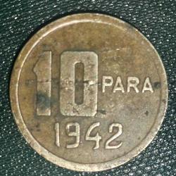 TÜRKİYE  1942   10 PARA