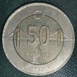 TÜRKİYE  2021  50  KURUŞ