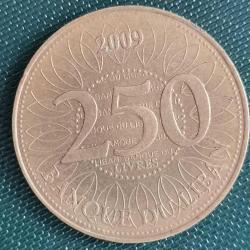 LÜBNAN  2009     250  LİVRES