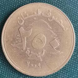 LÜBNAN  2009     250  LİVRES