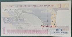 TÜRKİYE  A02   SERİ  1 TL KAĞIT PARA