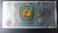 Zaire 10 Zaire 1972 Specimen