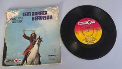 CEM KARACA , DERVİŞAN - BEYAZ ATLI, YİĞİTLER 45 LİK PLAK 8,5 KOND. (AÇILIR KAPAK)