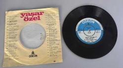 YAŞAR ÖZEL - BU KADAR YÜREKTEN ÇAĞIRMA BENİ, AĞLAR GEZERİM 45 LİK PLAK 8,5+ KOND.