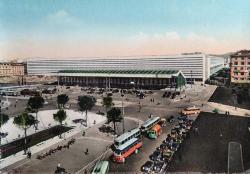 Efemera - Kartpostal: Roma Otobüs Terminali 1950'ler - kitantik - kitaLog