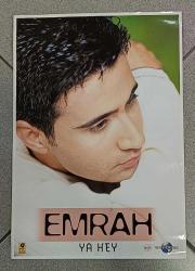 KASET/CD TANITIM AFİŞİ * EMRAH * YA HEY * 32X49 CM