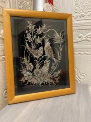 gümüş el işlemesi tablo