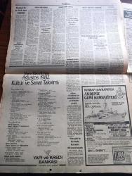 Halka ve Olaylara Tercüman Gazetesi - Turkish Newspaper - 9 Ağustos 1982 - Amerika dışında hiçbir ülke Esenboğa saldırısı için resmi tepki göstermedi - Esenboğa'da iki saat 15 dakika süren operasyonda ikinci Ermeni terörist de polisler tarafından vurularak ele geçirildi Fotoğrafı - İki Ermeni teröristin sovyet yönetiminde Hammuriye Kampında eğitim gördükleri sanılıyor - fransa'daki Ermeni teşkilatı ASALA adına açıklama yaptı - Kanlı Esenboğa baskınında ölü sayısı 8'e yükseldi - Kahraman polis memuru Atilla Bahşi şehit oldu - Levon Ekmekçiyan vuruldu - Şehit Emniyet Müdürü Hamdi Yahyaoğlu'nun anası vatan sağ olsun dedi fotoğraf - bu Ermeni davası nasıl başladı yazan Mehmet Bican - Maliye Bakanı Adnan Başer Kafaoğlu yüzde 30 enflasyon başarıdır dedi - Analar ağlıyor yazan Ahmet Kabaklı - milletin sesi yazan Rauf Tamer - Esenboğa havalimanı baskınından fotoğraflar  - güreşçi Yusuf Cambaz Kleptoman ithamlarına cevap verdi fotoğraf - Pele ve Dino Zoff kupa ile taraftarı selamlarken Fotoğraf