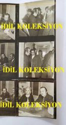 TÜRK SANAT MÜZİĞİ SANATÇISI BEHİYE AKSOY'UN ORİJİNAL AJANS-BASIN FOTOĞRAFI - 18 x 12 cm EBADINDA - BEHİYE AKSOY'UN BERKER İNANOĞLU'YLE EV ORTAMINDA NİKAHLANDIĞI ANLARDA ÇEKİLMİŞ 6 FARKLI KARE TEK FOTOĞRAFTA. HER BİR KARE 5,5 x 5,5 cm EBADINDADIR. 1973