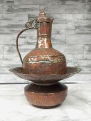 Antika Osmanlı Dönemi Muazzam Nadir Bakır İbrikli Abdestlik
