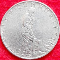 2½ LİRA, 1962 ÇÇT+ (Ters)