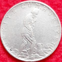 2½ LİRA, 1962 ÇÇT+ (Ters)