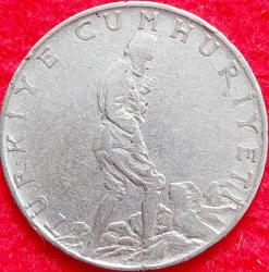 2½ LİRA, 1962 ÇÇT+ (Ters)