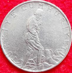 2½ LİRA, 1962 ÇÇT+ (Ters)