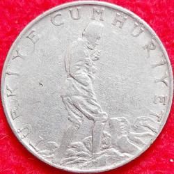 2½ LİRA, 1962 ÇÇT+ (Ters)