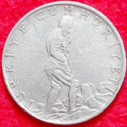 2½ LİRA, 1962 ÇÇT+ (Ters)