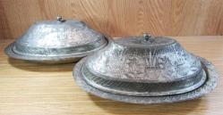 AnTiKa BOSNA İşi OSMANLI BAKIR KaPaKLı SAHAN.LAR.....Çift