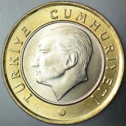 TÜRKİYE CUMHURİYETİ 1 LİRA 2014 ÇİL.