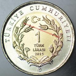 ANKARA KEÇİSİ 1 LİRA 2015 HATIRA PARA. ÇİL KONDİSYON.