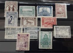 1922 Cenova damgasız şarniyerli tam seri İsfila 2024 katalog değeri 35000 tl