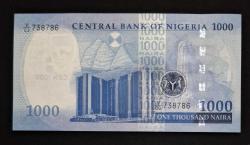Nijerya 1000 Naira 2024 ÇİL KAĞIT PARA