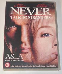 NEVER TALK TO STRANGERS * ASLA YABANCILARLA KONUŞMA * ANTONIO BANDERAS * REBECCA DE MORNAY * PETER HALL * 1995 * DVD