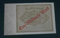 Almanya 1922 1 Milyon Mark Sürşarjlı Çil altı