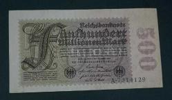 Almanya 1923 500 Bin Mark Çil altı