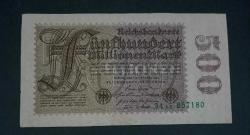 Almanya 1923 500 milyon Mark Çil altı