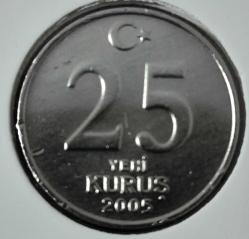 25 YENİ KURUŞ 2005
