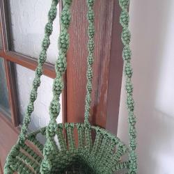 Makrome Örgü Saksılık