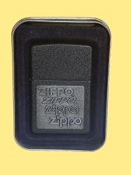 Orijinal Zippo 4 Amblemli Klasik Çakmak Siyah+Zippo 125 Ml Benzin Hediye