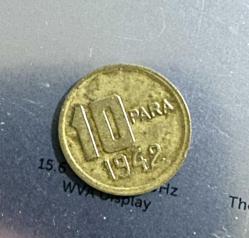 Efemera - 1942 TC 10 para madeni para ÇT - kitantik - kitaLog